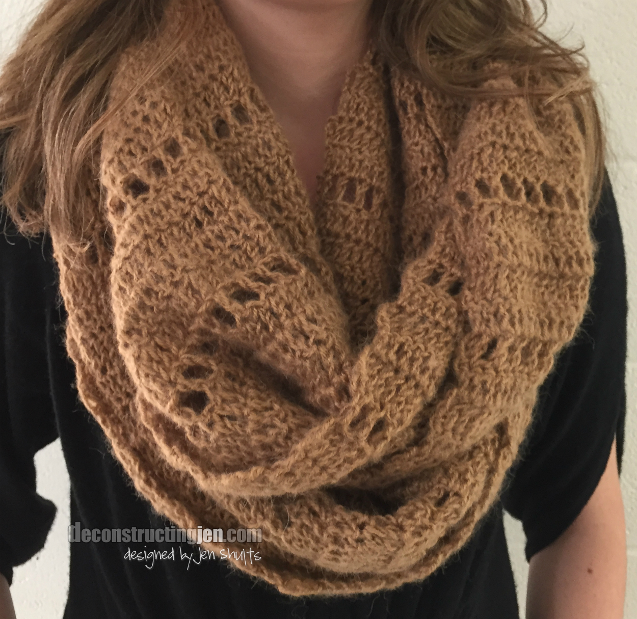 Textured Crochet Infinity Scarf Pattern