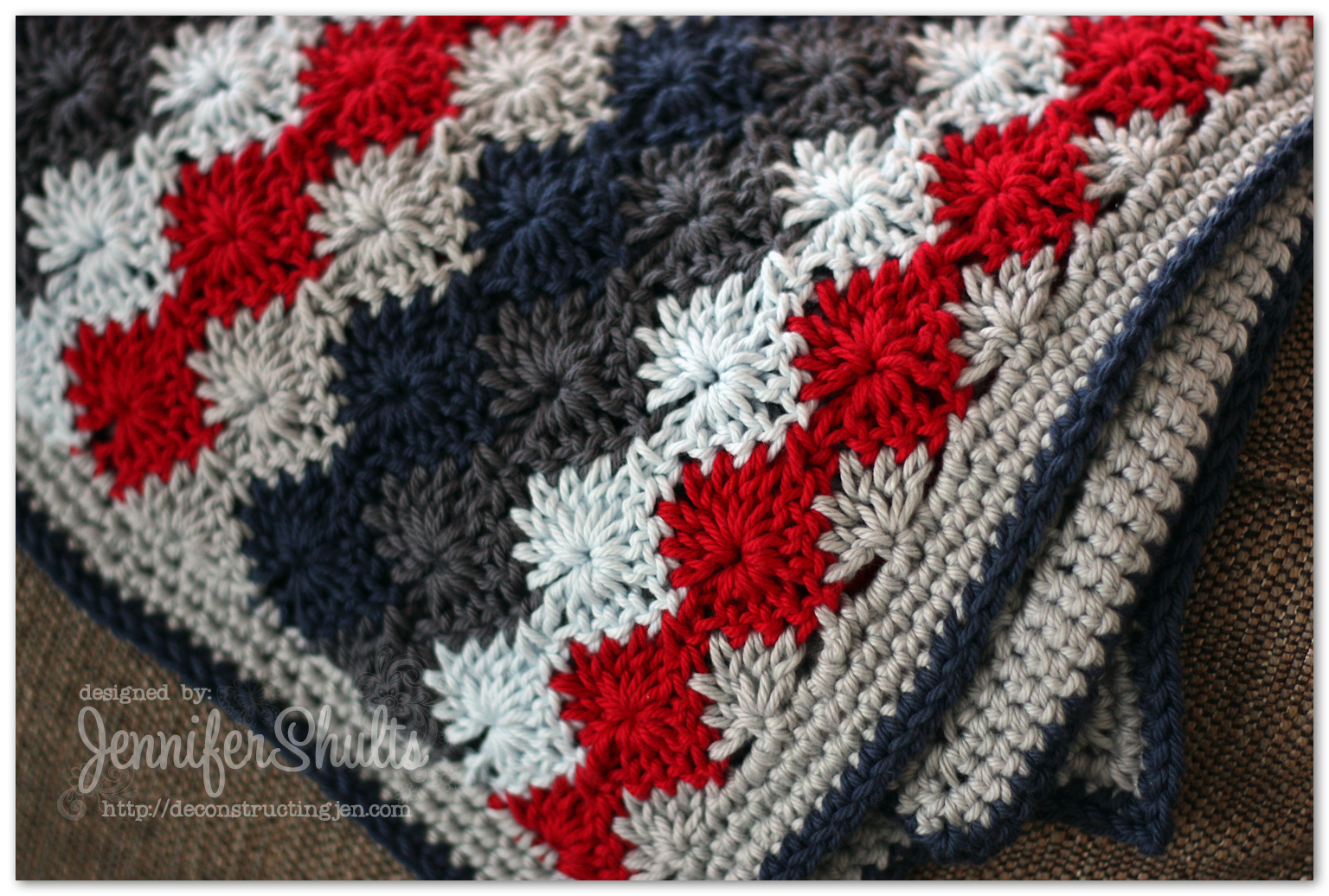 Harlequin Crochet Baby Blanket