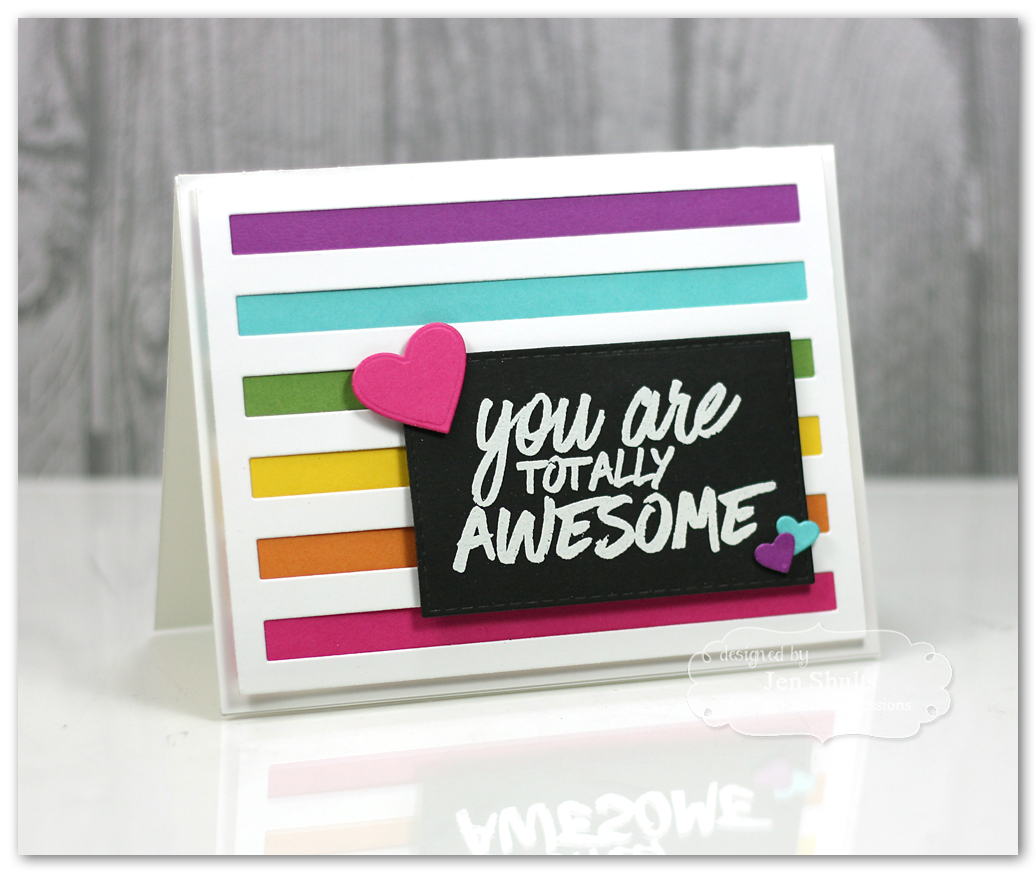 You Are Totally Awesome by Jen Shults, handmade card