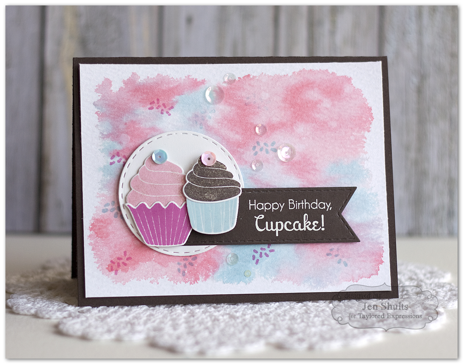 Happy Birthday Cupcake by Jen Shults