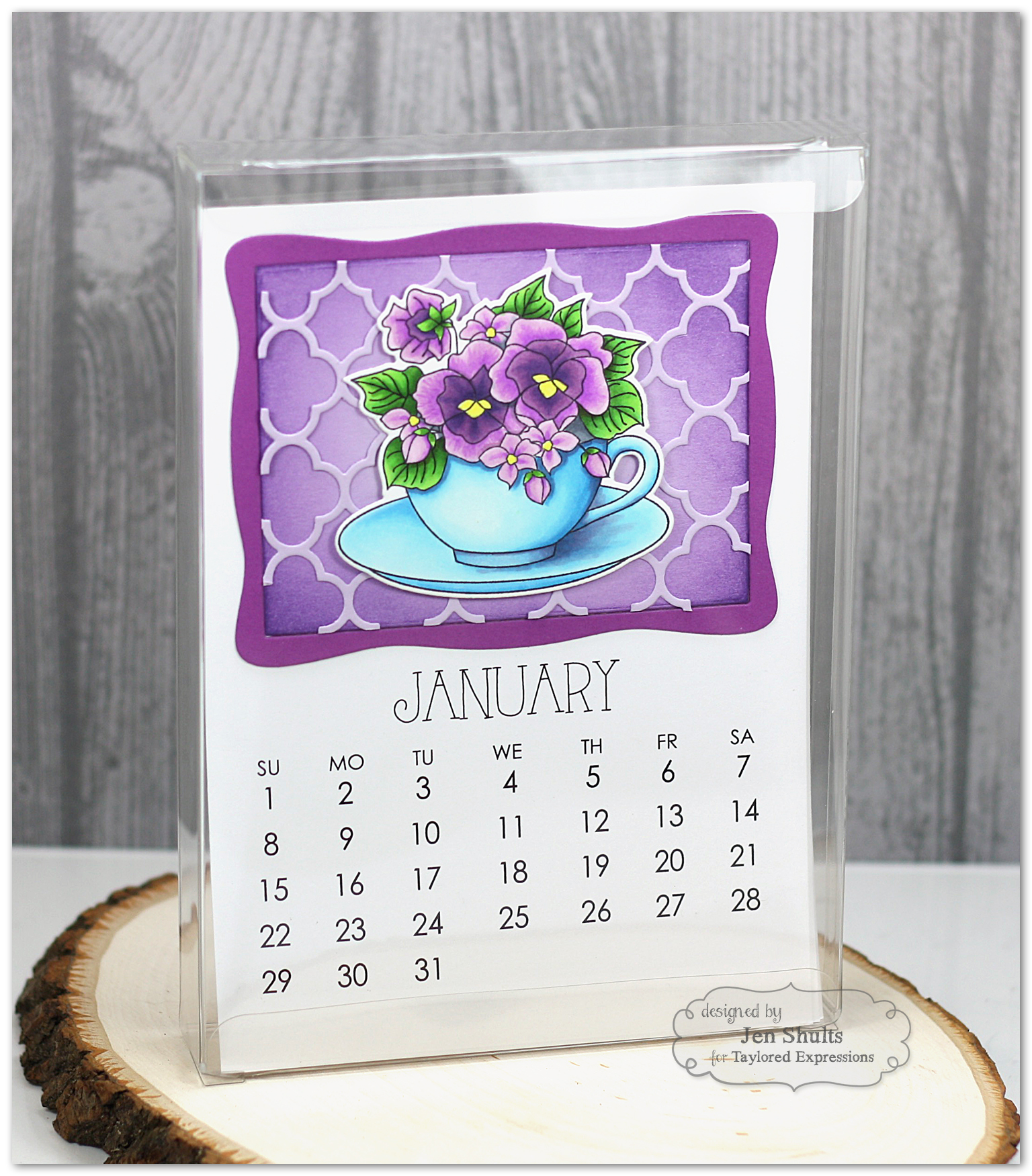 TE Sneak Peeks: Flower Bouquet Calendar