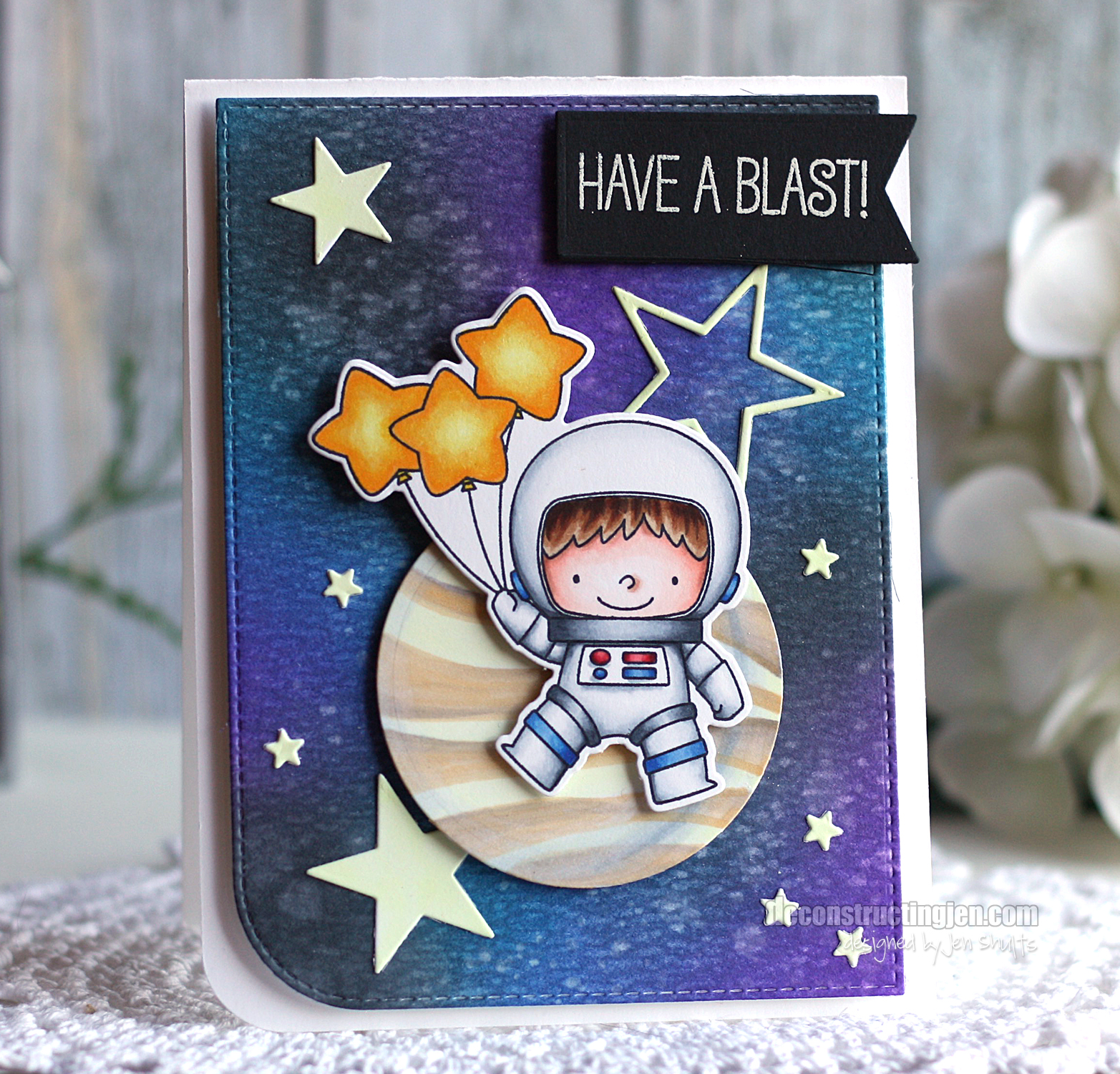 Have a Blast by Jen Shults, stamps from My Favorite Things