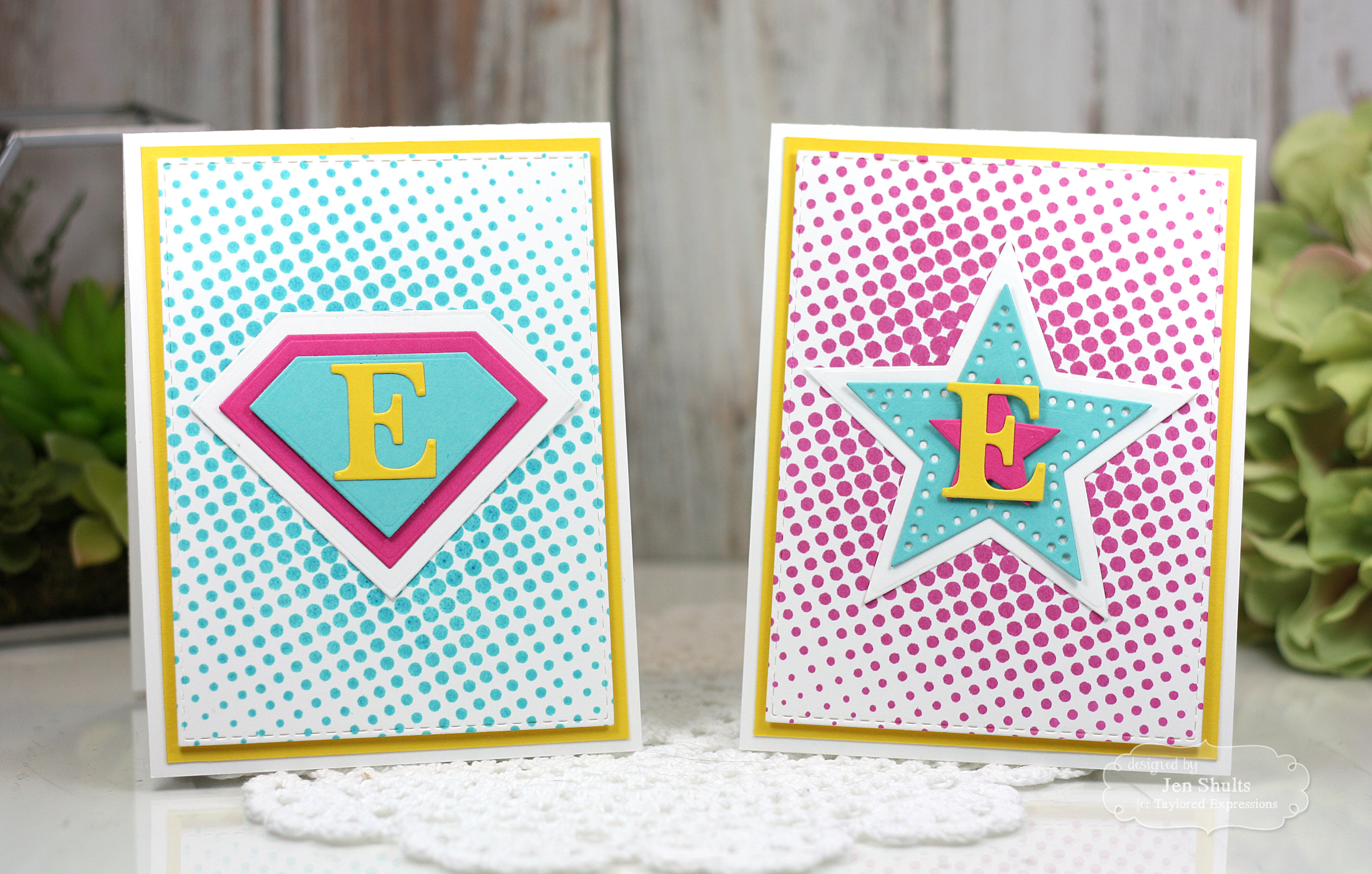 Super Monogram Thank You's by Jen Shults