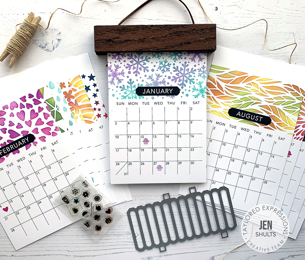 Handcrafted Calendar Kit Deconstructing Jen
