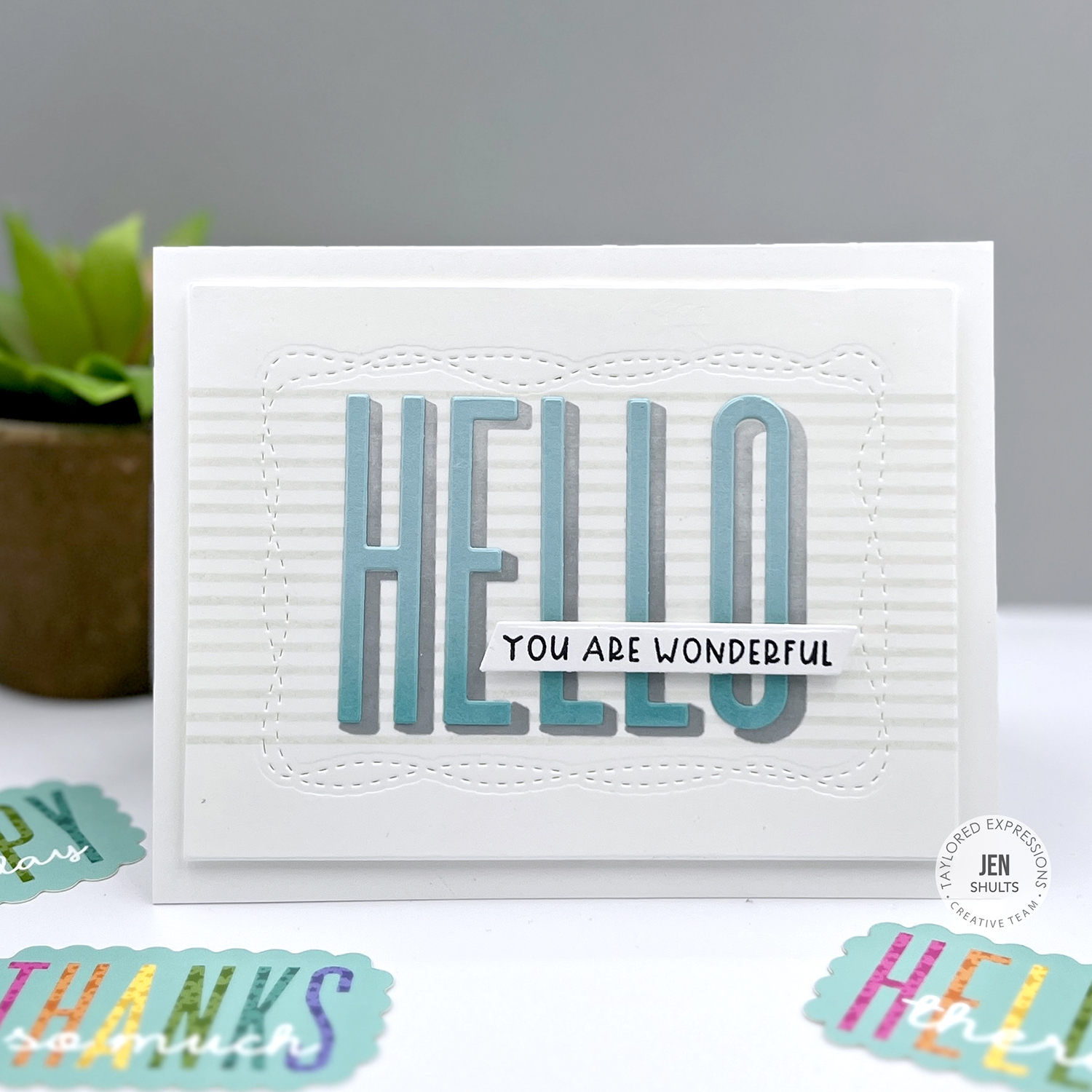 TE | Alpha Bits Cardmaking Kit